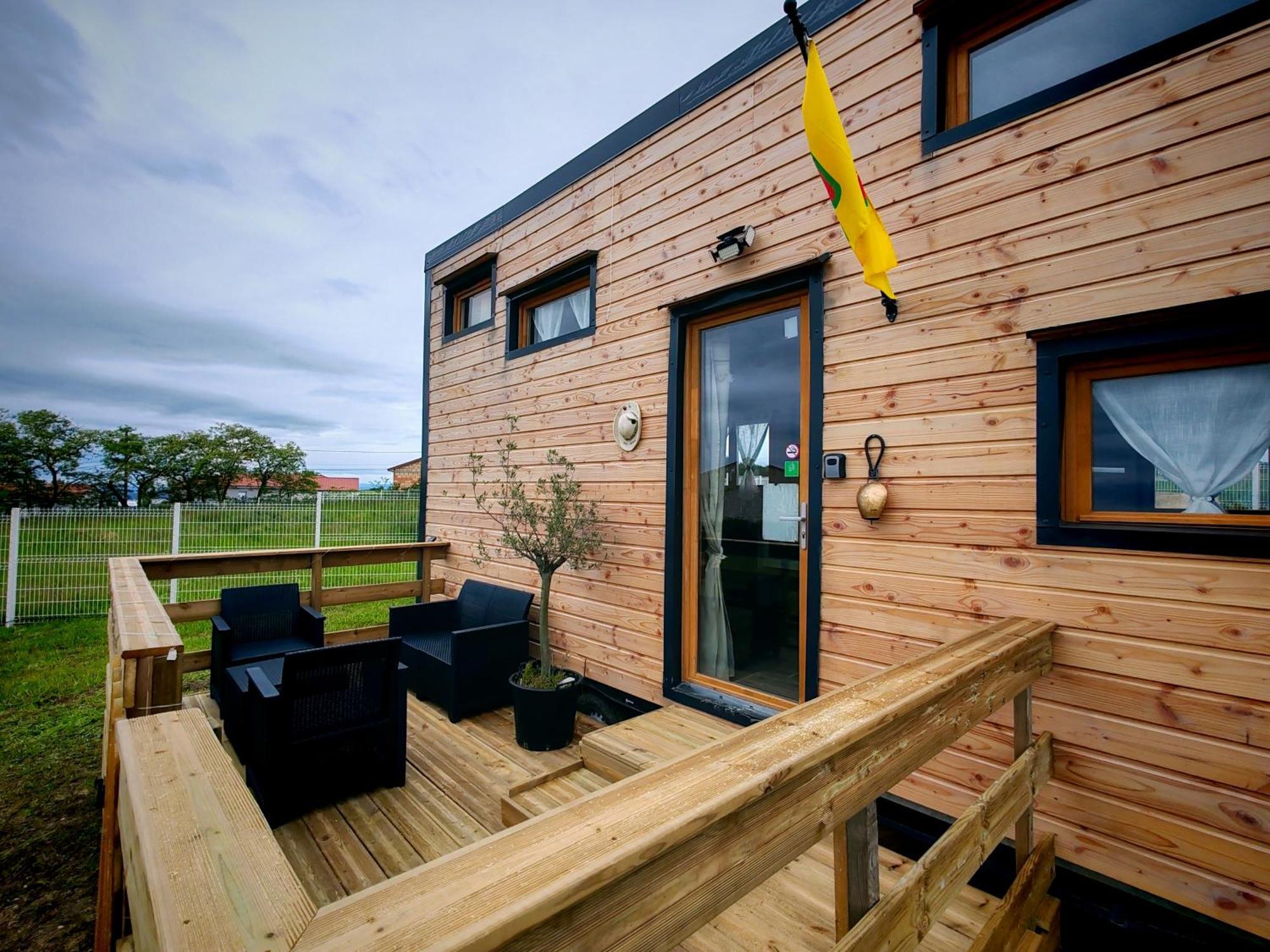 Villa Tiny House Des Bougnats Teilhede Exterior foto